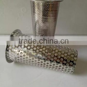 YS high quality 304/316 Stainless Steel Perforated Mesh Filter Cylinder/ Metal Tubes/Pipe Strainer