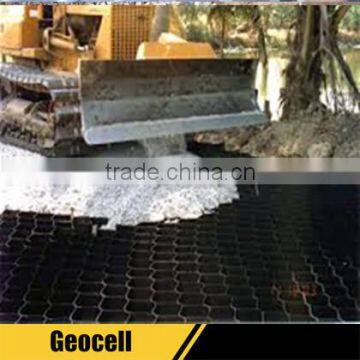 Textured HDPE Honeycomb Plastic Gravel Stabilizer Reinforced Geocell Used in Slope