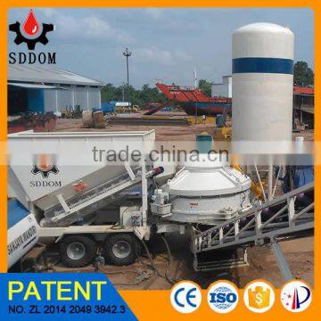 High Quality Mobile Concrete Batching Mixing Plant Used for construction machinery and equipment