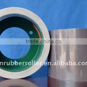 SBR Rice Rubber Roller Cast Iron Drum Or Aluminum Drum