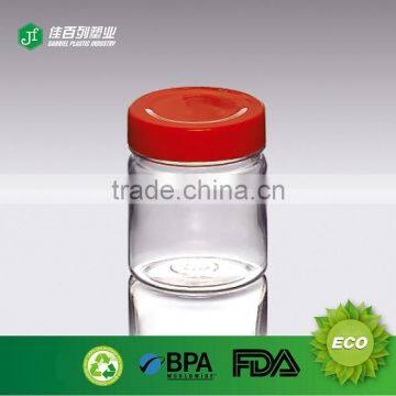 30g small bottle round shape red cap pet plastic spice bottle