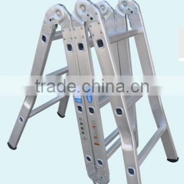 Aluminum alloy four joint ladder