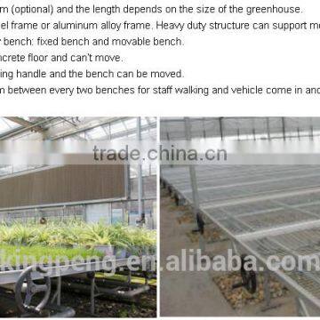 seedling bench for greenhouse