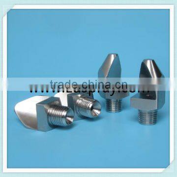 Narrow angle flat fan water jet nozzle