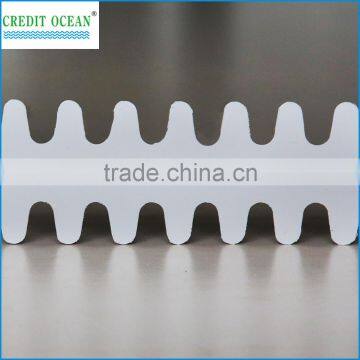 Milk white acetate cellulose shoelace/handbag tipping film