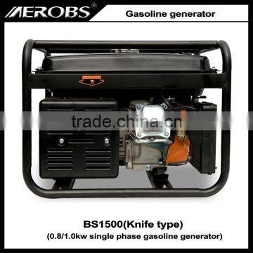 Knife Type BS1500 0.8 1KW Recoil Start Single Phase Gasoline Generator photo-5