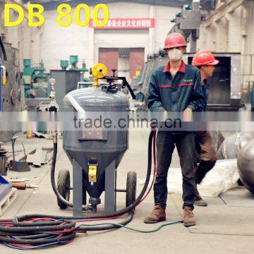 Sand blasting machine, HL 800, 8 cubic ft dustless blasting machine