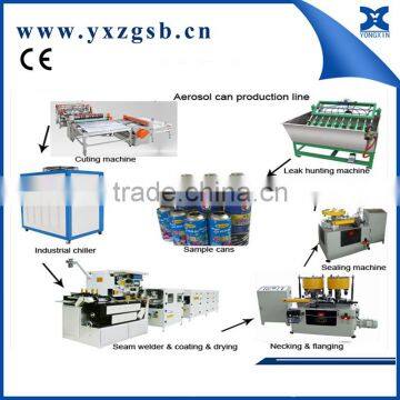 Automatic aerosol spray tin can making machine