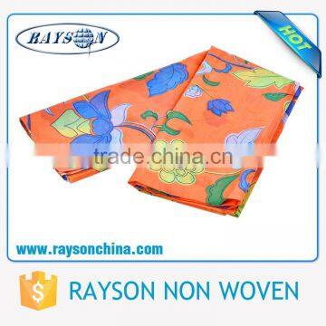 Fancy 45-70gsm/m2 Weight Cheap Fabric to Make Tablecloths photo-2