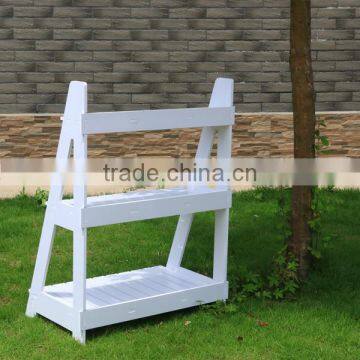 Latest Style Garden Wood Flower Rack Flower Display Shelf Plant Stand photo-4