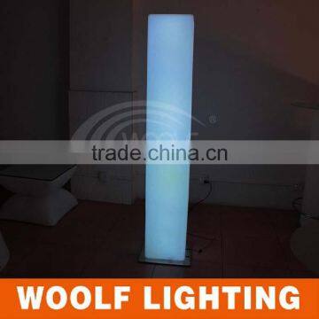 led decorative plastic lighted square columns