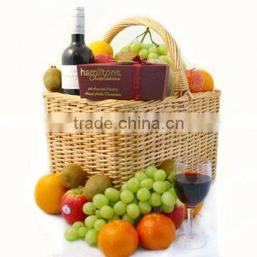 Wholesale Wicker Fruit, Wine and Chocolate Hamper