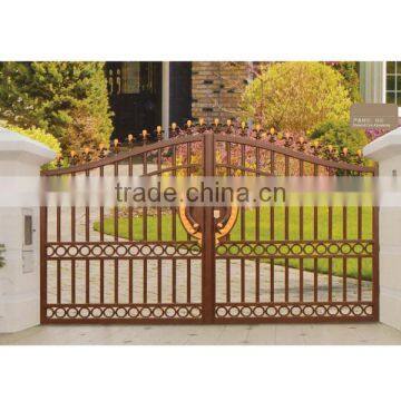 Garden Decoration Cast Vintage Design Aluminum Home Garden Fence Door photo-4