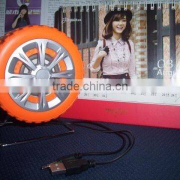 Multimedia computer personality tires small speakers USB power supply without driver Mini portable audio