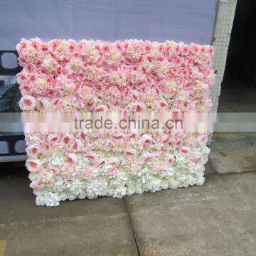 SJ44545 Silk Rose and Hydrangea Wedding Decoration Flower Wall photo-3