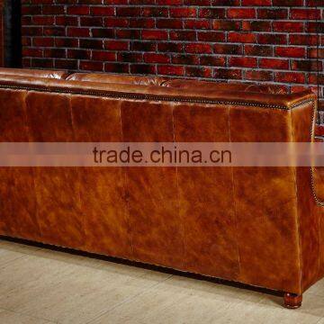 High End Vintage Leather Sofa S118