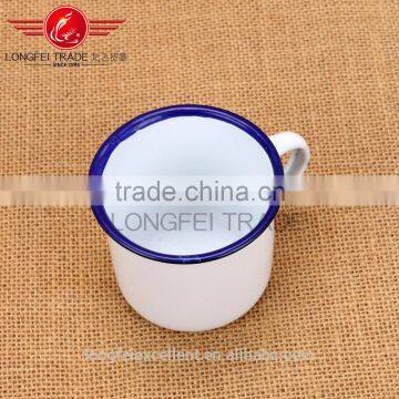 Cheap White Enamel Camping Mug Wholesale photo-6