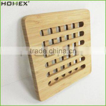 Bamboo Hot Pot Trivet Dining Table Mat Homex BSCI/Factory