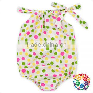 Wholesale Girl Clothing Smock Bubble Baby Girl Romper Florals Inftant Toddler Clothes Baby Cotton Romper photo-4