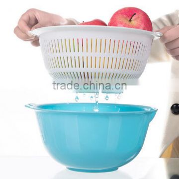 factory direct sell plastic collapsible vegetable fruit colander