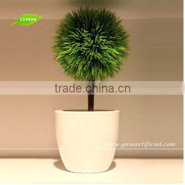GNW GP003 Artificial Plastic Topiary Ball Plant Pots for Office Table Decoration photo-3
