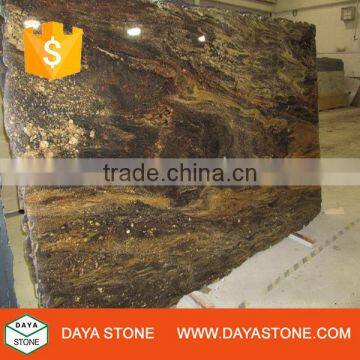 Natural Brown Galaxy Granite slabs for ornamental stone