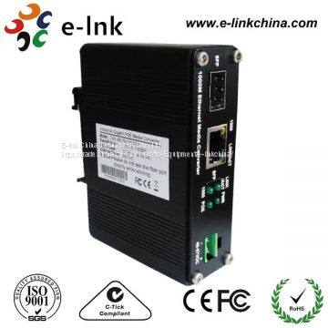 Hardened 10/100/1000Base-T to 1000Base-X SFP Ethernet Media Converter With PoE+ photo-5