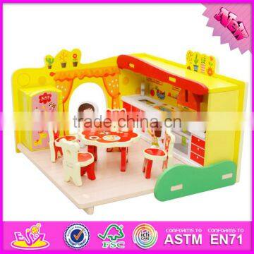 2017 New Design Children Pretend Play Wooden Diy Kitchen Toy W03B058 photo-4