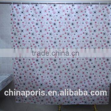 big sale!!!! 2015 fashionable priting shower curtain/bath curtain with lowest price