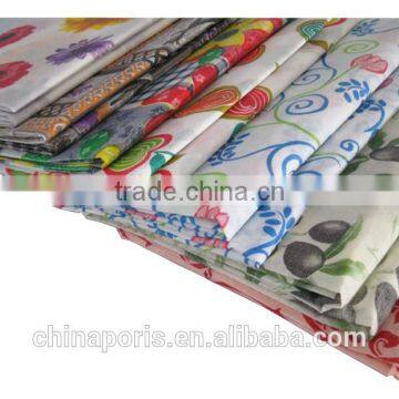 2015 Classic and Fashionable Flannel/PVC/PE Table Cloth