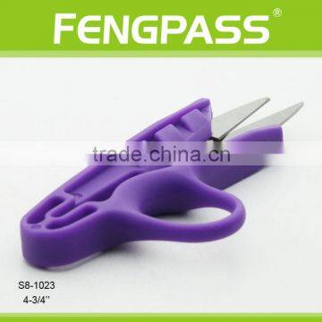 S8-1023 4-3/4" 2Cr13 Stainless Steel Blade With Plastic Handle Thead Scissors photo-2