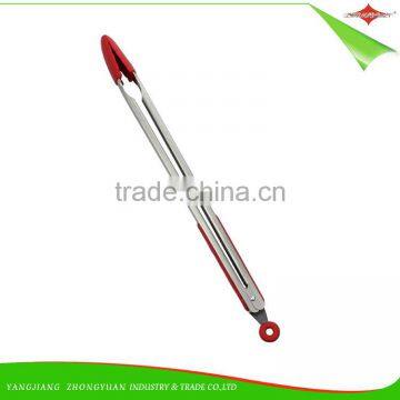 ZY-H2024 Eco Friendly Wholesale Grill Utensil Food Grade Silicone Kitchen Tongs photo-4