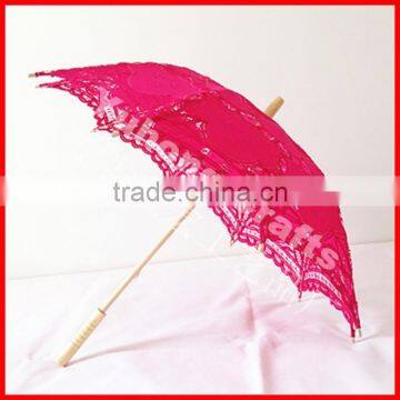 Vogue New Inventions Lace Wedding Lace Parasol Umbrella photo-2