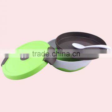 Factory Direct Sale Round Plastic Bento Lunch Box