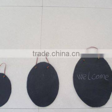 Sets of 3 MESSAGE BOARDS BLACKBOARD CHALKBOARD PANELS Oval Shape
