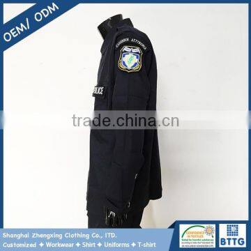 Customized Style Offcial Security Design Military Police Uniform for Men