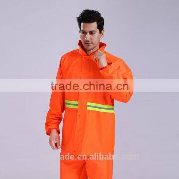 Oem Custom Reflective Yellow Keep Warm Oxford Rain Coat Waterproof Work Uniforms photo-2