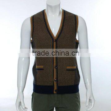 v neck sweater vest wholesale,slimming vest for men,Houndstooth pattern vest knitting machine for sweater vest