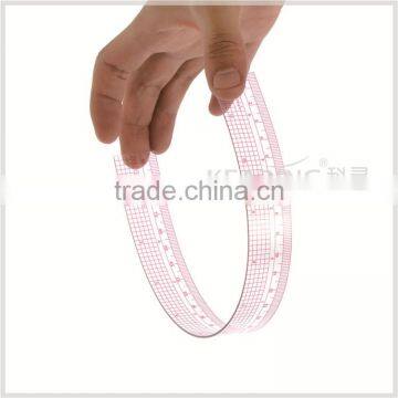 Factory Wholesale High Quality Plastic Fabric Ruler for Fashion Pattern Design 1"*12" #B-65 photo-2