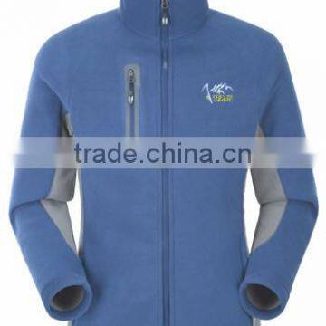 Factory OEM Men's Polar Fleece Jacket Winter Warm Jacket 100%polyester 350g Men Coat