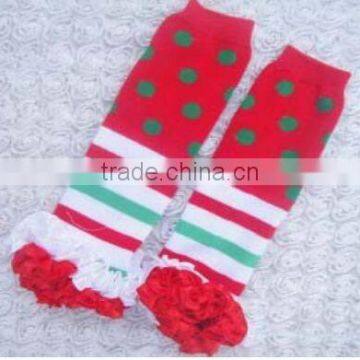 2016 Chinese Product and EXW Price Rand Satin Leggingwarmer With Ruffle for Baby Kids for Autum and Winter Warmer photo-2