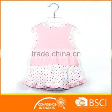 2016 Latest Interlock Summer Wear Baby Romper With Skirt photo-2