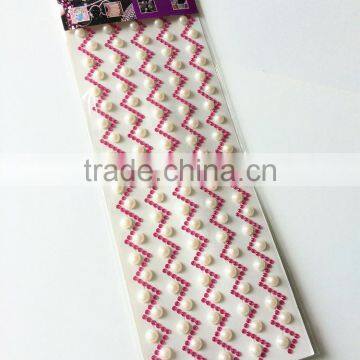 Colorful Mixed Pear And Rhinestone Sticker Sheet Acrylic Rhinestone Craft Sticker For Promotion Gifts photo-3