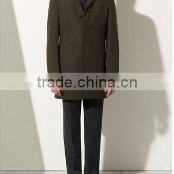 2014 Winter Season Latest Style Formal Occasion Slim Fit Mens Cashmere Men Coat photo-5