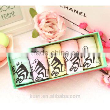 Top Quality Teen Girls Cut Cartoon Horse Underwear Women Cotton Panties photo-4