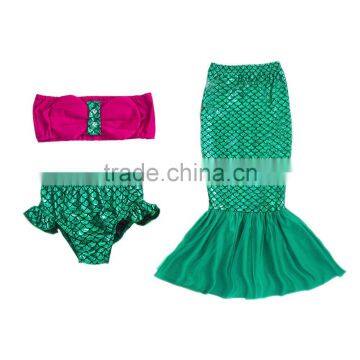 S64839A Baby Costume Mermaid Tail for Swimming Kids Swimwear photo-2