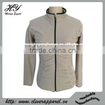 Machine Washable 100% Superfine Merino Wool Womens Middle Layer Fashion Jackets photo-4