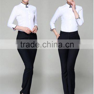 Juqian ODM/OEM Formal Airline Stewardess Uniform Black Air Hostess Uniform for Air Hostess Costume photo-5