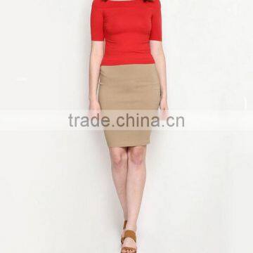 Women Plain no Brand T-shirt Custom Cotton off Shoulder t Shirt photo-6