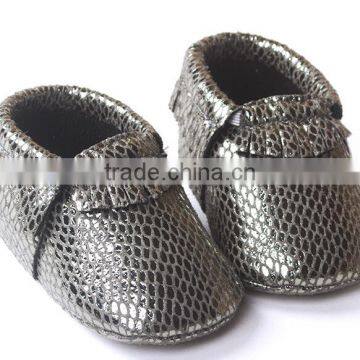 Shinning Leather Moccasins Shoes for Baby, Baby PU Shining Moccains photo-5